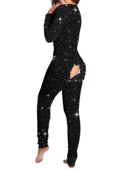 Women's Onesie Pajamas Nighty One Piece Pajama Leopard Star Fashion Comfort Soft Home Daily VacationV Wire Long Sleeve Button Fall Spring Black Pink 14 Women's Onesie Pajamas Nighty One Piece Pajama Leopard Star Fashion Comfort Soft Home Daily VacationV Wire Long Sleeve Button Fall Spring Black Pink -Deals The Sexy Bra Store abizdz1663665129113