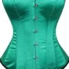 Corset Women's Plus Size Corsets Casual Daily Country Bavarian Overbust Corset Classic Tummy Control Push Up Solid Color Hook & Eye Lace Up Nylon Polyester / Cotton Christmas Halloween Wedding Party