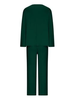 Women's Loungewear Sets Pure Color Simple Casual Comfort Home Daily Bed Polyester Breathable Crew Neck Long Sleeve T Shirt Tee Pant Pocket Fall Winter Black Red -Deals The Sexy Bra Store agwmxc1694072419152