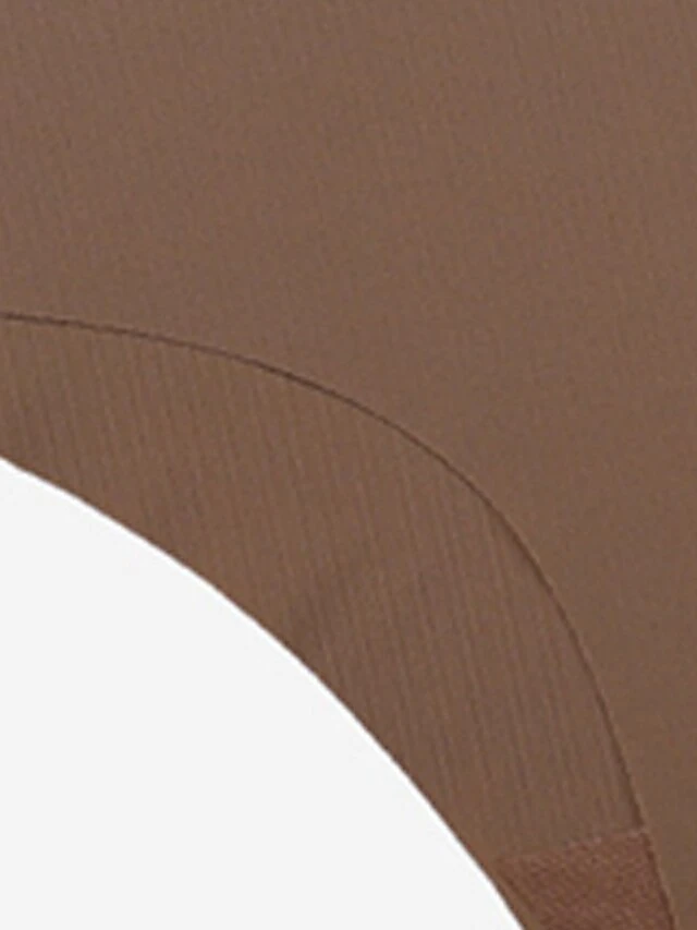 Women's Wireless Bras Padded Bras Adjustable 3/4 Cup V Neck Breathable Pure Color Pull-On Closure Date Casual Daily Nylon Sexy 1 Set Black Brown / Bra & Panty Set 7 Women's Wireless Bras Padded Bras Adjustable 3/4 Cup V Neck Breathable Pure Color Pull-On Closure Date Casual Daily Nylon Sexy 1 Set Black Brown / Bra & Panty Set - Image 7