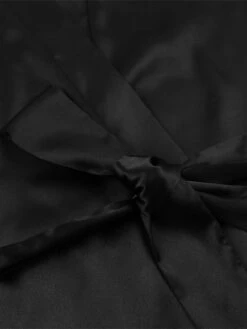 Women's Pajamas Robes Gown Bathrobes Nighty 1 PCS Pure Color Fashion Comfort Satin Home Daily Bed Satin Breathable Gift V Wire Long Sleeve Feather Spring Summer Black Purple -Deals The Sexy Bra Store aoozlm1646302412194