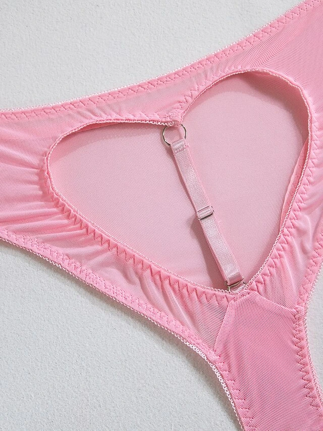 Women's Sexy Lingerie Sets 3 Pieces Pure Color Lovers Hot Undergarments Home Bed Valentine's Day Polyester Breathable Straps Sleeveless Backless Summer Spring Black White 11 Women's Sexy Lingerie Sets 3 Pieces Pure Color Lovers Hot Undergarments Home Bed Valentine's Day Polyester Breathable Straps Sleeveless Backless Summer Spring Black White - Image 11