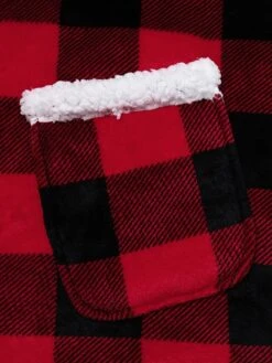 Oversized Wearable Blanket Christmas Flannel Thick Soft Warm Long Hoodie Blanket Big Hooded Sweatshirt Hoodie Blanket For Adults Women Girls Teenagers Teens Men Black -Deals The Sexy Bra Store aqariu1667817519656