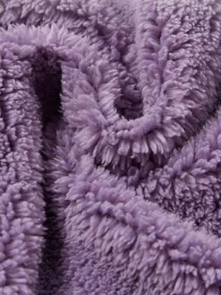 Women's Pajamas Sets Pure Color Simple Comfort Plush Home Daily Flannel Warm Hoodie Long Sleeve Pant Elastic Waist Fall Winter Red Purple -Deals The Sexy Bra Store avewig1692257111637