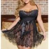 Women's Plus Size Sexy Lingerie Christmas Bed Valentine's Day Thanksgiving Lace Pure Color Polyester Sexy Comfort Fall Winter Spring Square Neck / Summer / 1pc / Double Strap