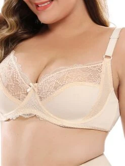 Women's Plus Size Lace Embroidery Bra Solid Home Daily Bed Nylon Breathable Straps Sleeveless Backless Summer Spring Black White 27 Women's Plus Size Lace Embroidery Bra Solid Home Daily Bed Nylon Breathable Straps Sleeveless Backless Summer Spring Black White -Deals The Sexy Bra Store bashcw1696231974816