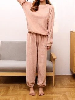 Women's Fleece Warm Loungewear Sets Letter Fashion Casual Comfort Home Daily Bed Coral Fleece Coral Velvet Warm Crew Neck Long Sleeve Hoodie Pant Embroidery Fall Winter Pink Red 15 Women's Fleece Warm Loungewear Sets Letter Fashion Casual Comfort Home Daily Bed Coral Fleece Coral Velvet Warm Crew Neck Long Sleeve Hoodie Pant Embroidery Fall Winter Pink Red -Deals The Sexy Bra Store bbpych1693295687759
