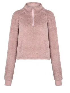 Women's Christmas Loungewear Sets Pure Color Casual Comfort Soft Home Xmas Daily Going Out Sherpa Warm Stand Collar Long Sleeve Hoodie Pant Fall Winter Black Pink -Deals The Sexy Bra Store bcdacf1691478727387