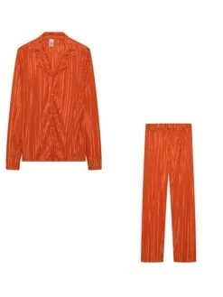 Women's Loungewear Sets Pure Color Fashion Comfort Soft Home Street Daily Acrylic Breathable Lapel Long Sleeve Shirt Pant Button Fall Winter Black Yellow -Deals The Sexy Bra Store bcwibh1695196782369