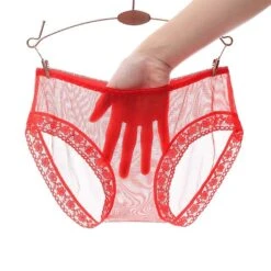 Women's Plus Size Cut Out Lace Lace Lingerie Solid Colored Shorties & Boyshorts Panties Boxers Underwear Stretchy Low Waist Super Sexy Purple M -Deals The Sexy Bra Store bforar1540367544090