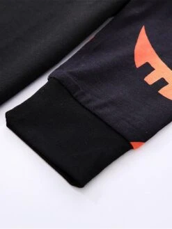 Women's Pajamas Sets Pumpkin Retro Gothic Punk & Gothic Halloween Carnival Polyester Breathable Crew Neck Long Sleeve Fall Winter Black -Deals The Sexy Bra Store bgclum1692257137304