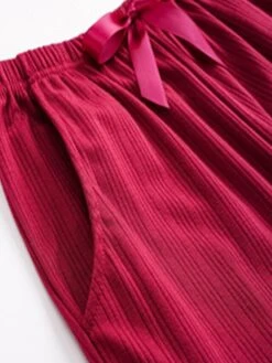 Women's Pajamas Pajama Top And Pant Sets Stripe Fashion Casual Comfort Home Daily Bed Cotton Breathable V Wire Long Sleeve T Shirt Tee Pant Summer Fall Light Pink Pink -Deals The Sexy Bra Store bgyipl1689581310385