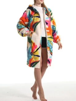 Women's Robe Leaves Plush Casual Comfort Home Daily Bed Flannel Warm Breathable Hoodie Long Sleeve Pocket Fall Winter Beige 11 Women's Robe Leaves Plush Casual Comfort Home Daily Bed Flannel Warm Breathable Hoodie Long Sleeve Pocket Fall Winter Beige -Deals The Sexy Bra Store bgzcmm1695373708472