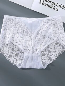 Women's Sexy Panties Brief Underwear 1pc / Pack Underwear Fashion Sexy Lace Lace Nylon Mid Waist Sexy Black Red White S M L 7 Women's Sexy Panties Brief Underwear 1pc / Pack Underwear Fashion Sexy Lace Lace Nylon Mid Waist Sexy Black Red White S M L -Deals The Sexy Bra Store bhopzp1660292189213