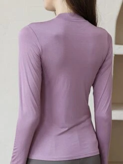 Women's Pajama Top With Chest Pads Loungewear Top Pure Color Fashion Casual Comfort Home Daily Bed Modal Breathable Crew Neck Long Sleeve Fall Winter Black White 19 Women's Pajama Top With Chest Pads Loungewear Top Pure Color Fashion Casual Comfort Home Daily Bed Modal Breathable Crew Neck Long Sleeve Fall Winter Black White -Deals The Sexy Bra Store bmqdew1697699927687