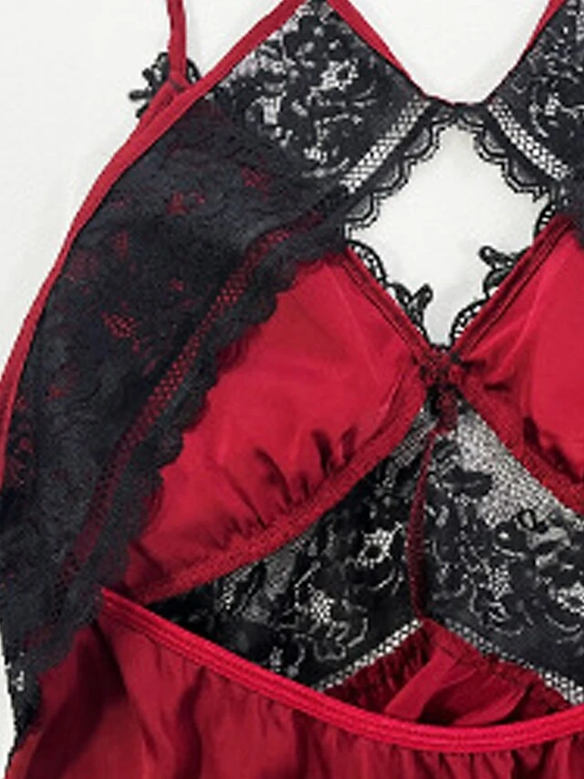 Women's Pajamas Nightgown Nightshirt Dress Pure Color Simple Casual Comfort Home Daily Bed Ice Silk Breathable Straps Sleeveless Backless Fall Winter Black White 5 Women's Pajamas Nightgown Nightshirt Dress Pure Color Simple Casual Comfort Home Daily Bed Ice Silk Breathable Straps Sleeveless Backless Fall Winter Black White - Image 5