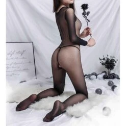 Women's Bodysuits Bodystockings Solid Colored Spandex Strap Mesh Spring Summer Black / Sexy 7 Women's Bodysuits Bodystockings Solid Colored Spandex Strap Mesh Spring Summer Black / Sexy -Deals The Sexy Bra Store bnwjnt1598945566144