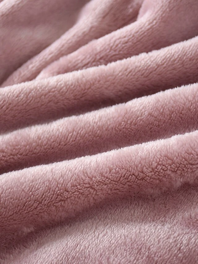 Women's Pajamas Pants Nighty Pure Color Comfort Soft Plush Home Daily Bed Flannel Comfort Warm Long Pant Pocket Elastic Waist Winter Fall Lotus Pink Black 7 Women's Pajamas Pants Nighty Pure Color Comfort Soft Plush Home Daily Bed Flannel Comfort Warm Long Pant Pocket Elastic Waist Winter Fall Lotus Pink Black - Image 7