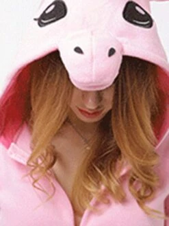 Women's Winter Onesies Pajama For Adult Jumpsuits Animal Cartoon Comfort Soft Plush Home Daily Bed Cotton Warm Hoodie Long Sleeve Hoodie Winter Fall Blue Pink / Flannel / Pjs / Sweet -Deals The Sexy Bra Store bvjjgs1665294157382