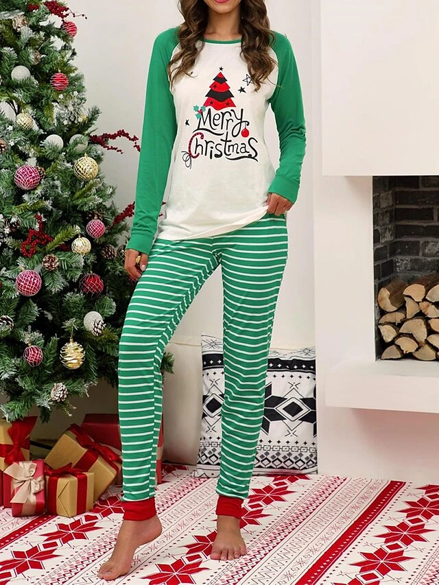 Women's Loungewear Sets Letter Elk Fashion Comfort Soft Xmas Home Christmas Daily Polyester Breathable Crew Neck Long Sleeve Pullover Pant Fall Winter Black Red 8 Women's Loungewear Sets Letter Elk Fashion Comfort Soft Xmas Home Christmas Daily Polyester Breathable Crew Neck Long Sleeve Pullover Pant Fall Winter Black Red - Image 8