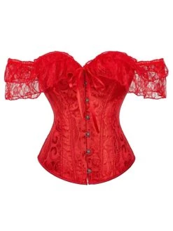 Women's Plus Size Corsets Halloween Waist Trainer Body Shaper Pure Color Sport Simple Casual Daily Going Out Polyester Breathable Short Sleeve Summer Spring Black White -Deals The Sexy Bra Store bwdtob1691133289406