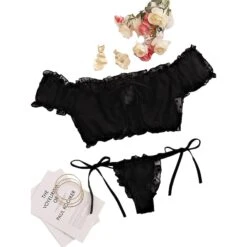 Women's Sexy Bodies Lingerie Set Dot Sexy Uniforms Romantic See Through Bed Vacation Valentine's Day Spandex Off Shoulder Winter Fall Black White 27 Women's Sexy Bodies Lingerie Set Dot Sexy Uniforms Romantic See Through Bed Vacation Valentine's Day Spandex Off Shoulder Winter Fall Black White -Deals The Sexy Bra Store bwpsie1645757283158
