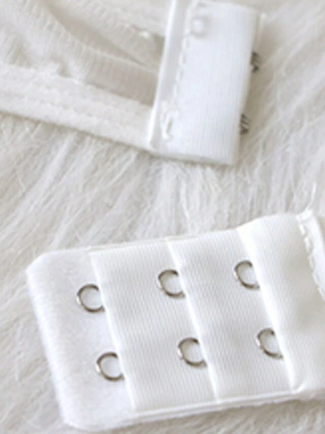 Women's Lace Bras Double Strap Sheer Bras 3/4 Cup V Neck Breathable Lace Pure Color Hook & Eye Date Valentine's Day Casual Daily Nylon Sexy 1 Set Black 6 Women's Lace Bras Double Strap Sheer Bras 3/4 Cup V Neck Breathable Lace Pure Color Hook & Eye Date Valentine's Day Casual Daily Nylon Sexy 1 Set Black - Image 6