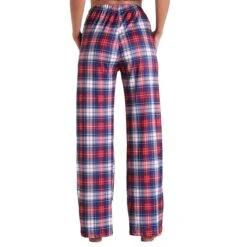 Women's Christmas Pajamas Pants 1 PCS Grid / Plaid Fashion Comfort Sport Xmas Home Party Club Bamboo Gift Long Pant Basic Print Pocket Spring Summer Light Pink White -Deals The Sexy Bra Store bxqqgr1634784228100