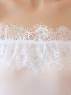 Women's Backless Sexy Lingerie Sexy Bodies Nightwear - Spandex Solid Colored Sexy Lingerie Set Black / White One-Size -Deals The Sexy Bra Store cbsura1691996805908