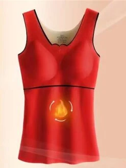 Women's Top Thermal Shirt Pure Color Warm Fashion Simple Home Street Daily Cotton Warm Breathable Straps Sleeveless Fall Winter Bean Paste Color Black 37 Women's Top Thermal Shirt Pure Color Warm Fashion Simple Home Street Daily Cotton Warm Breathable Straps Sleeveless Fall Winter Bean Paste Color Black -Deals The Sexy Bra Store chgwrn1694072382696