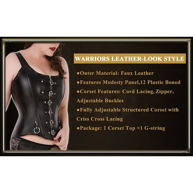 Women's Plus Size Corsets HalloweenCountry Bavarian Overbust Corset Classic Tummy Control Push Up Solid Color Buckle Zipper Nylon Polyester / Cotton Christmas Wedding Party Birthday Party 12 Women's Plus Size Corsets HalloweenCountry Bavarian Overbust Corset Classic Tummy Control Push Up Solid Color Buckle Zipper Nylon Polyester / Cotton Christmas Wedding Party Birthday Party - Image 12