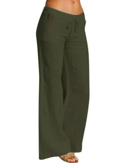 Women's Loungewear Pants Pure Color Simple Casual Comfort Home Daily Vacation Cotton Breathable Pant Pocket Elastic Waist Summer Spring Black White 19 Women's Loungewear Pants Pure Color Simple Casual Comfort Home Daily Vacation Cotton Breathable Pant Pocket Elastic Waist Summer Spring Black White -Deals The Sexy Bra Store cjcjhr1681300811493