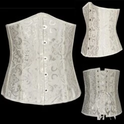 Corset Women's Corsets Trachtenmieder Christmas Halloween Wedding Party Birthday Party Plus Size Black White Red Country Bavarian Underbust Corset Hook & Eye Lace Up Classic Tummy Control Fashion -Deals The Sexy Bra Store cjlddy1634559394406