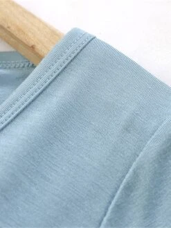 Women's Pajamas Sets Pure Color Casual Comfort Soft Home Daily Vacation Modal Crew Neck Long Sleeve T Shirt Tee Pocket Fall Winter Light Pink Matcha Green -Deals The Sexy Bra Store cowcpu1693467435921