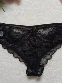 Women's Sexy Bodies Panties 1 Pc Solid Color Undergarments Home Bed Spandex Lace Trims Spring & Summer Fall & Winter White Black / Seamed / Seamed / G-strings & Thongs Panties / Polyester -Deals The Sexy Bra Store cpxwfg1628316043774