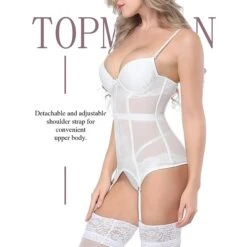 Sexy Corset Lingerie For Women Lace Corset Bustier Garter Halloween Straps Overbust Corsette Boudoir Outfits (without Stockings) 12 Sexy Corset Lingerie For Women Lace Corset Bustier Garter Halloween Straps Overbust Corsette Boudoir Outfits (without Stockings) -Deals The Sexy Bra Store crarvm1663848470033