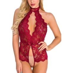 Women's Plus Size Sexy Bodies Bodysuits Teddies & Bodysuits Pure Color Lovers Hot See Through Home Bed Valentine's Day Spandex Breathable Halter Neck Sleeveless Backless Summer Spring Black White 26 Women's Plus Size Sexy Bodies Bodysuits Teddies & Bodysuits Pure Color Lovers Hot See Through Home Bed Valentine's Day Spandex Breathable Halter Neck Sleeveless Backless Summer Spring Black White -Deals The Sexy Bra Store ctnkli1688541586223