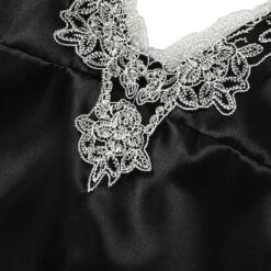 Women's Lingerie Pajama Sets 5 Pieces Satin Floral Lace Cami Top With Robe Nightgown Pants Pink Black Size XXL 20 Women's Lingerie Pajama Sets 5 Pieces Satin Floral Lace Cami Top With Robe Nightgown Pants Pink Black Size XXL -Deals The Sexy Bra Store cugtza1659439315234