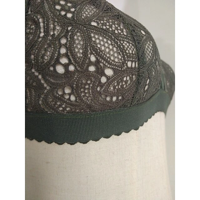 Women's Wireless Bras 3/4 Cup Solid Colored Pure Color Hook & Eye Xmas Christmas Polyester Sexy 1PC Black Wine 17 Women's Wireless Bras 3/4 Cup Solid Colored Pure Color Hook & Eye Xmas Christmas Polyester Sexy 1PC Black Wine - Image 17