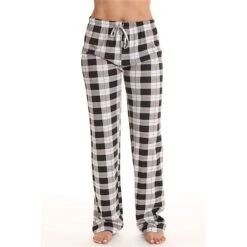 Women's Christmas Cotton Jersey Women Plaid Pajama Pants Sleepwear 9 Women's Christmas Cotton Jersey Women Plaid Pajama Pants Sleepwear -Deals The Sexy Bra Store dblzhw1626837511167