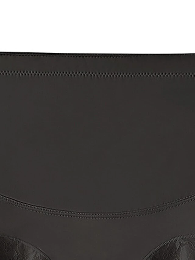 Women's Panties Pure Color Undergarments Comfort Home Daily Bed Cotton Breathable Sleeveless Elastic Waist Summer Spring Black 3 Women's Panties Pure Color Undergarments Comfort Home Daily Bed Cotton Breathable Sleeveless Elastic Waist Summer Spring Black - Image 3