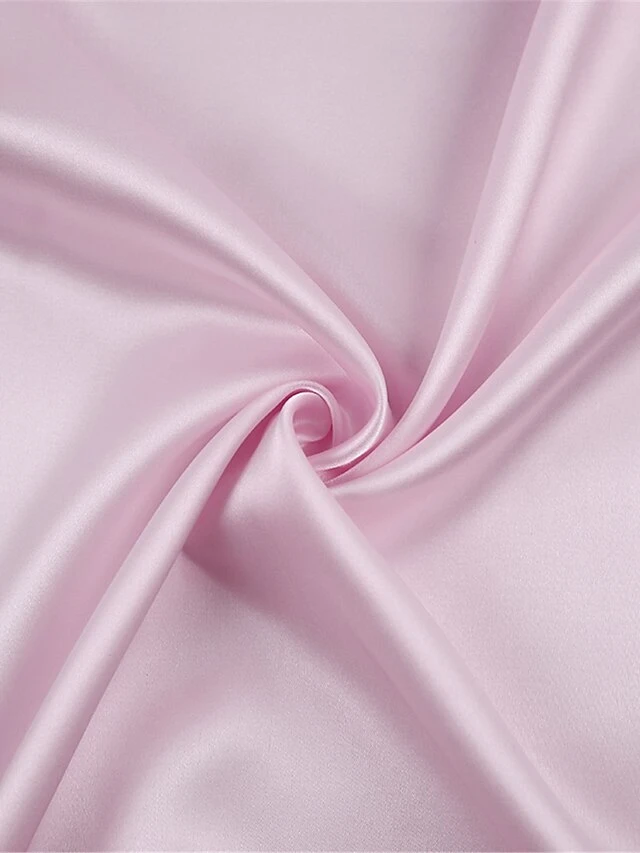 Women's Pajamas Sets Pure Color Fashion Casual Soft Wedding Party Satin Breathable Lapel Long Sleeve Shirt Pant Feather Fall Black White 14 Women's Pajamas Sets Pure Color Fashion Casual Soft Wedding Party Satin Breathable Lapel Long Sleeve Shirt Pant Feather Fall Black White - Image 14