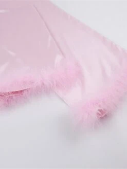 Women's Pajamas Sets Pure Color Fashion Casual Soft Wedding Party Satin Breathable Lapel Long Sleeve Shirt Pant Feather Fall Black White 31 Women's Pajamas Sets Pure Color Fashion Casual Soft Wedding Party Satin Breathable Lapel Long Sleeve Shirt Pant Feather Fall Black White -Deals The Sexy Bra Store dotqok1692861968660