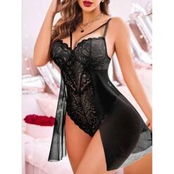 Women's Sexy Bodies Bodysuits Teddies & Bodysuits Pure Color Lovers Hot Comfort Home Bed Valentine's Day Polyester Breathable Straps Sleeveless Summer Spring Black Pink -Deals The Sexy Bra Store dtkqlg1688023913631