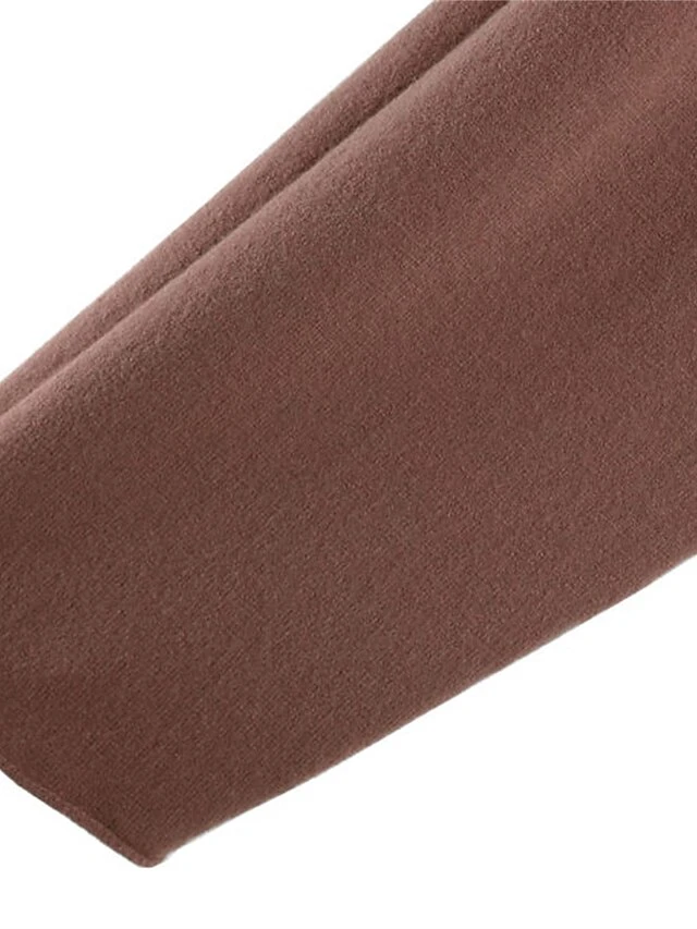 Women's Loungewear Top Pure Color Simple Casual Comfort Home Daily Going Out Rayon Warm V Wire Long Sleeve Fall Winter Black Yellow 4 Women's Loungewear Top Pure Color Simple Casual Comfort Home Daily Going Out Rayon Warm V Wire Long Sleeve Fall Winter Black Yellow - Image 4