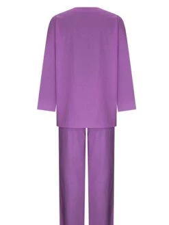 Women's Plus Size Loungewear Sets 2 Pieces Pure Color Fashion Casual Comfort Street Daily Date Cotton Breathable Crew Neck Long Sleeve Pant Summer Fall White Yellow -Deals The Sexy Bra Store eaqiak1689326428078