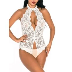 Women's Plus Size Sexy Bodies Bodysuits Teddies & Bodysuits Pure Color Lovers Hot See Through Home Bed Valentine's Day Spandex Breathable Halter Neck Sleeveless Backless Summer Spring Black White 34 Women's Plus Size Sexy Bodies Bodysuits Teddies & Bodysuits Pure Color Lovers Hot See Through Home Bed Valentine's Day Spandex Breathable Halter Neck Sleeveless Backless Summer Spring Black White -Deals The Sexy Bra Store ebamqa1688541593185