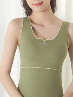 Women's Top Thermal Shirt Pure Color Warm Fashion Simple Home Street Daily Cotton Warm Breathable Straps Sleeveless Fall Winter Bean Paste Color Black 24 Women's Top Thermal Shirt Pure Color Warm Fashion Simple Home Street Daily Cotton Warm Breathable Straps Sleeveless Fall Winter Bean Paste Color Black -Deals The Sexy Bra Store ebzpeq1694072371209