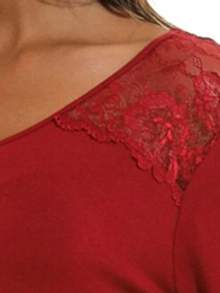 Women's Pajamas Nightgown Nightshirt Dress Pure Color Simple Casual Soft Home Daily Bed Cotton Breathable Crew Neck Long Sleeve Summer Spring Lake Blue Black -Deals The Sexy Bra Store edeujp1694766968565