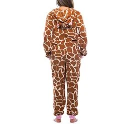 Women's Christmas Onesie Pajama Leopard Stripe Plush Casual Comfort Home Xmas Daily Bed Flannel Warm Hoodie Long Sleeve Pocket Fall Winter Black White -Deals The Sexy Bra Store efxteu1695281869745